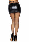 Schwarze elegante Netzstrumpfhose für stilvolle Abendmode von Leg Avenue – Ansicht 3