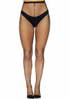 Schwarze elegante Netzstrumpfhose für stilvolle Abendmode von Leg Avenue – Ansicht 2