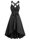 Elegantes Gothic Party-Kleid mit asymmetrischem Schnitt | Ocultica