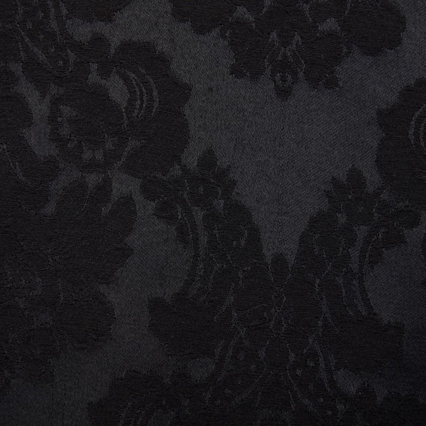 Maskulines Sakko im Brokat-Stil mit leicht figurierter Schnittführung Schwarz | Aderlass