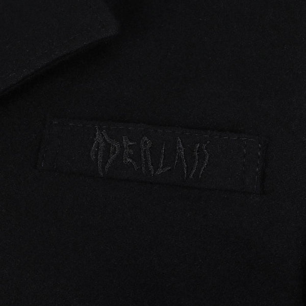 Langer schwarzer Gehrock im klassischen Suit-Style Schwarz | Aderlass