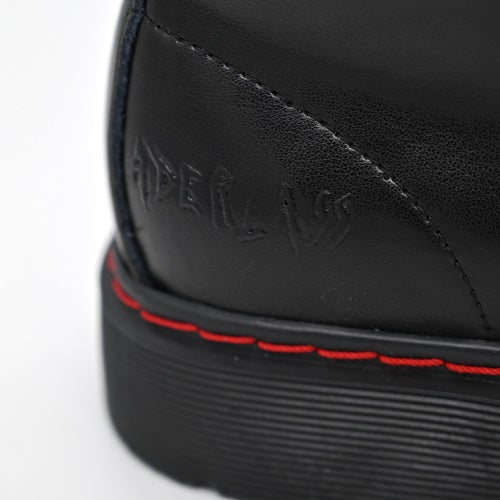 10‑Loch Schnürung - klassische Biker-/Punk-Ästhetik Schwarz | Aderlass