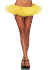 Gelber extravaganter Petticoat Rock aus bauschigem Organza von Leg Avenue
