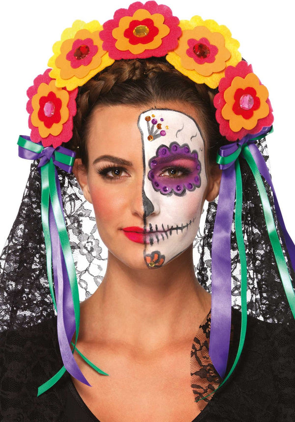 Kostüm - Day Of The Dead Haarband | Leg Avenue