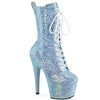 ADORE-1040IG Plateau Stiefeletten Blau von Pleaser