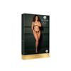 Schwarzer verführerischer Crotchless Tanga mit Spitzendetails von Le Désir by Shots – Ansicht 9