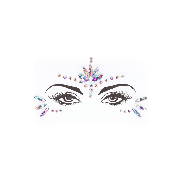 Buntes atemberaubendes zweiteiliges Set mit wilder Batikoptik und Strumpfbändern | Le Désir by Shots