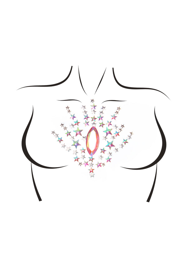 Juwelen Sticker mehrfarbig | Leg Avenue