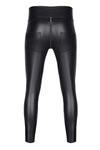 Wetlook Herren Leggings mit 360° Dehnung und abnehmbaren Reißverschlüssen | Regnes Fetish Planet