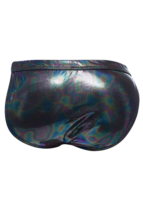 Brazilian Herren-Slip mit seitlichem Clip-Verschluss Schwarz | CUT4MEN