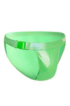 Brazilian Herren-Slip mit seitlichem Clip-Verschluss Grün | CUT4MEN