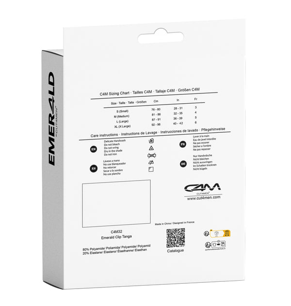 Brazilian Herren-Slip mit seitlichem Clip-Verschluss Grün | CUT4MEN