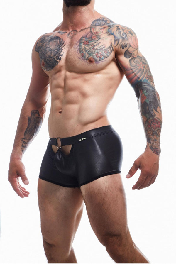 Wetlook Herren-Boxershorts Schwarz | CUT4MEN