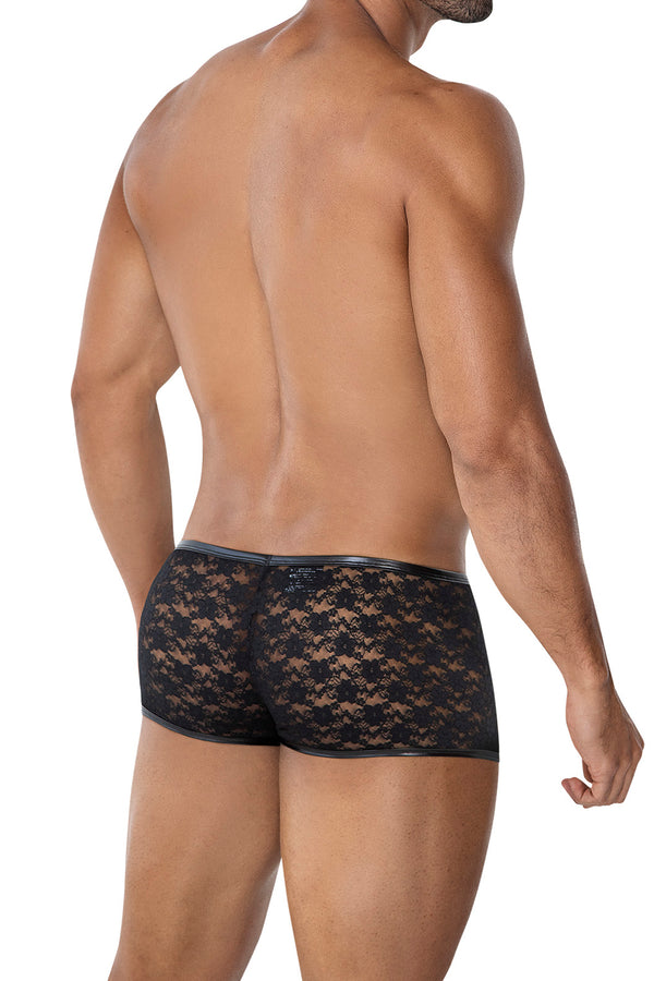 Herren Boxershorts mit Spitze Schwarz | CUT4MEN