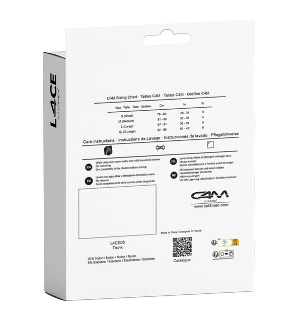 Herren Boxershorts mit Spitze Schwarz | CUT4MEN