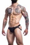 Herren Jockstrap mit Spitze Schwarz | CUT4MEN
