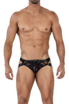 Herren Jockstrap mit Spitze Schwarz | CUT4MEN