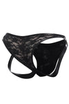 Herren Jockstrap mit Spitze Schwarz | CUT4MEN