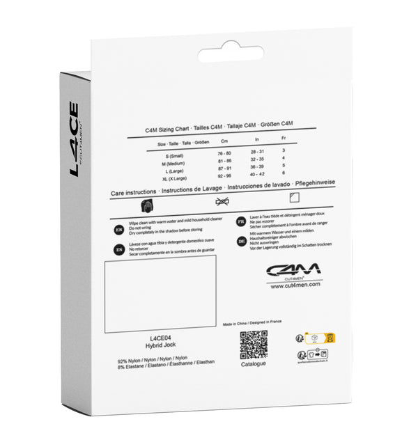 Herren Jockstrap mit Spitze Schwarz | CUT4MEN