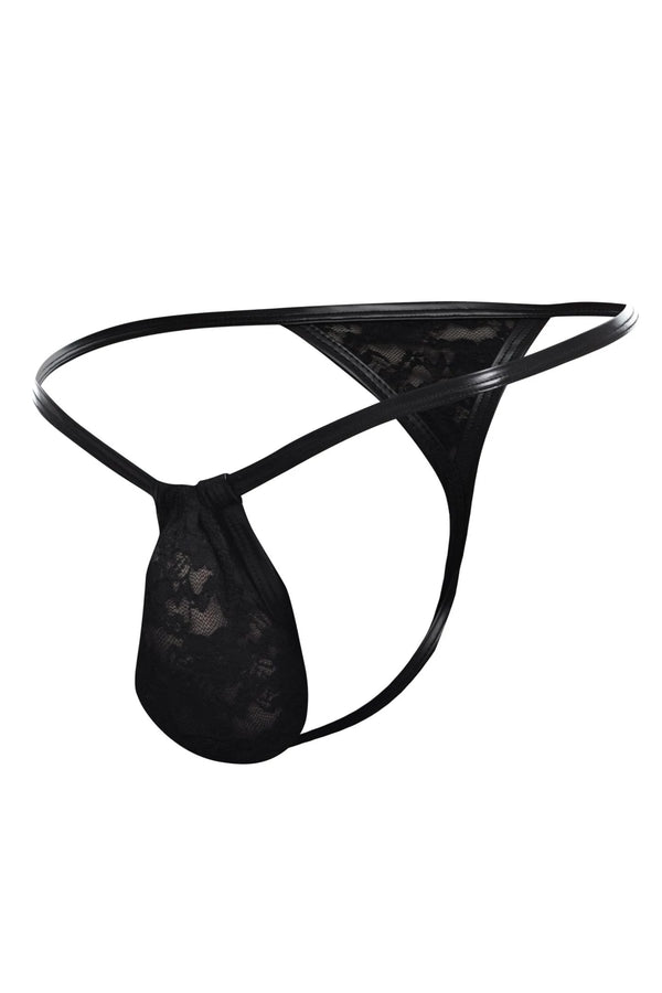 Herren-G-String mit Spitze Schwarz | CUT4MEN