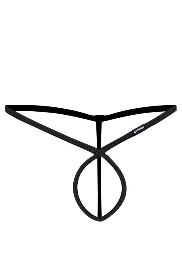 Ouvert-Herren-String Schwarz | CUT4MEN