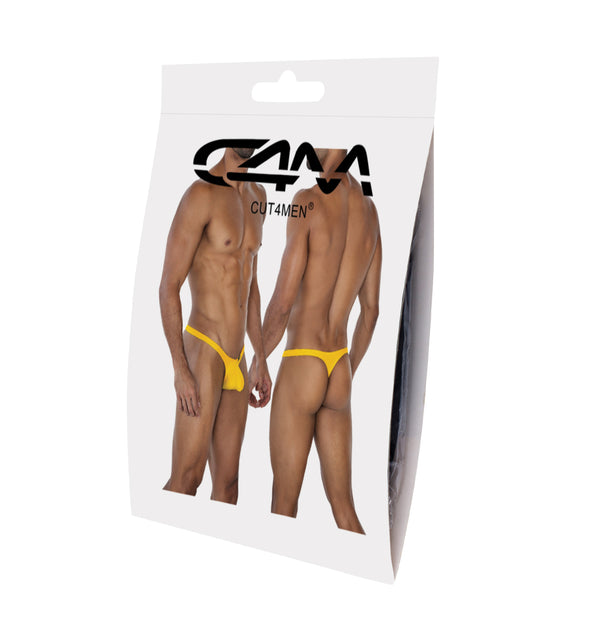 Herren-Bulge-String Gelb | CUT4MEN