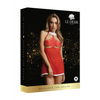 Rotes verführerisches weihnachtliches Babydoll Set mit gewagter Brustöffnung von Le Désir by Shots – Ansicht 2
