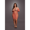 Rotes atemberaubendes langärmliges Minikleid mit aufregenden Cut Outs | Le Désir by Shots