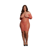 Rotes atemberaubendes langärmliges Minikleid mit aufregenden Cut Outs | Le Désir by Shots