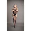 Schwarzer aufreizender Bodystocking in halterloser Strumpfoptik von Le Désir by Shots – Ansicht 7