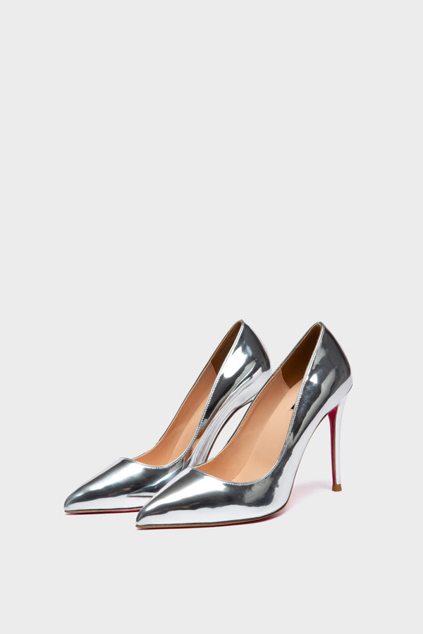 TAYA 100 Pumps in Liquid Silver von Giaro – Ansicht 11
