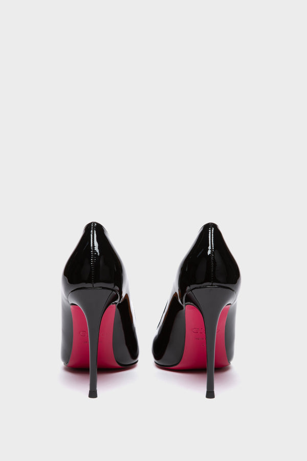 TAYA 100 Pumps in Schwarz Glänzend von Giaro – Ansicht 8