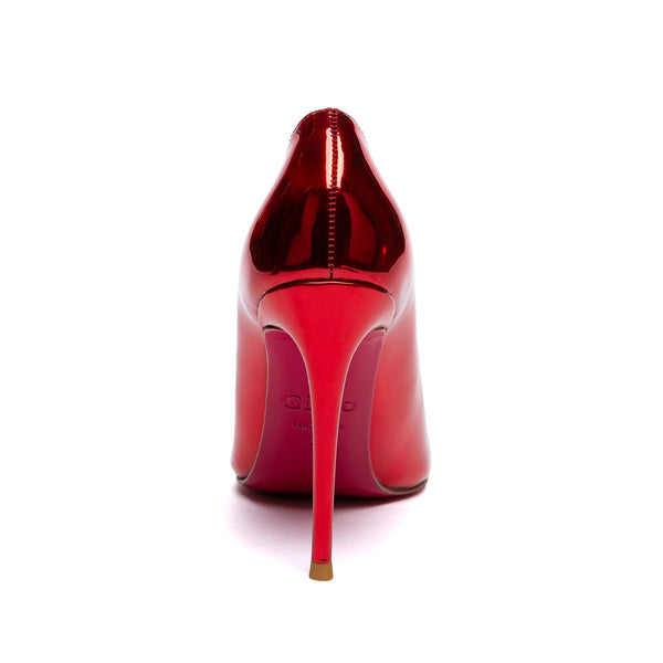 TAYA 100 Pumps in Rot Metallic von Giaro – Ansicht 3
