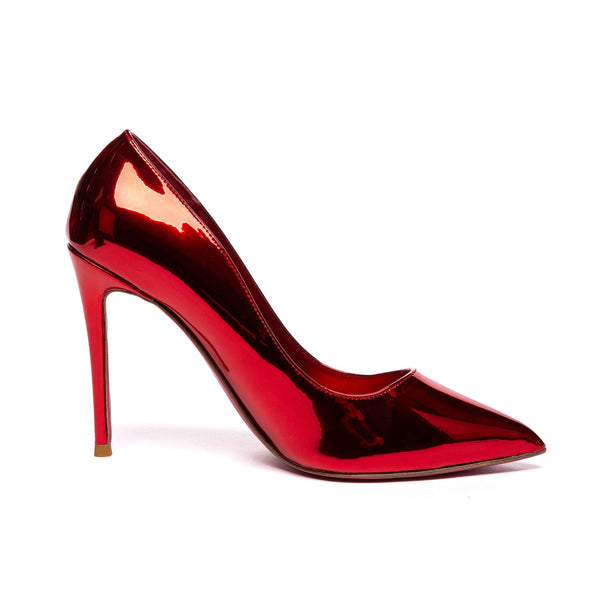 TAYA 100 Pumps in Rot Metallic von Giaro