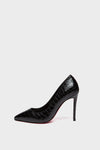 TAYA 100 Pumps in Schwarz Kroko von Giaro – Ansicht 5