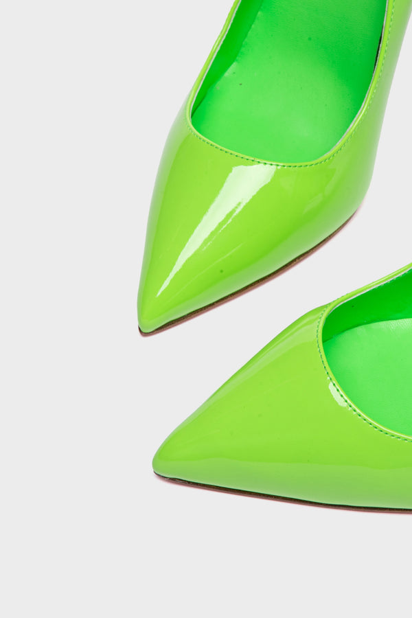 TAYA 100 Pumps in Neongelb von Giaro – Ansicht 6