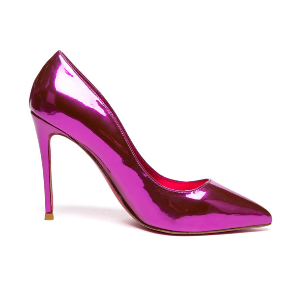 TAYA 100 Pumps in Fuchsia Metallic von Giaro