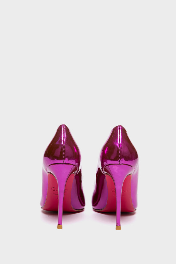 TAYA 100 Pumps in Fuchsia Metallic von Giaro – Ansicht 8