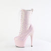 ADORE-1040IG Plateau Stiefeletten Lila/Glitzer von Pleaser – Ansicht 3