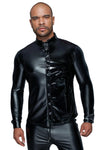 Herren-Hemd Powerwet Glanz Optik H064 | Noir Handmade