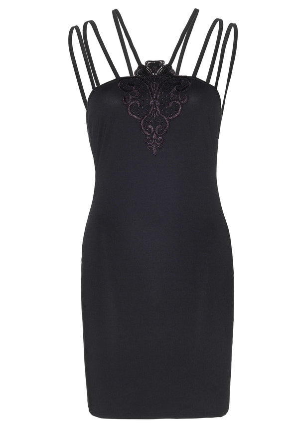 Abendkleid Felicia mit Spaghettiträgern | Leg Avenue