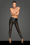 Lasercut Wetlook Leggins F233 - Schwarz | Noir Handmade_115066.jpg