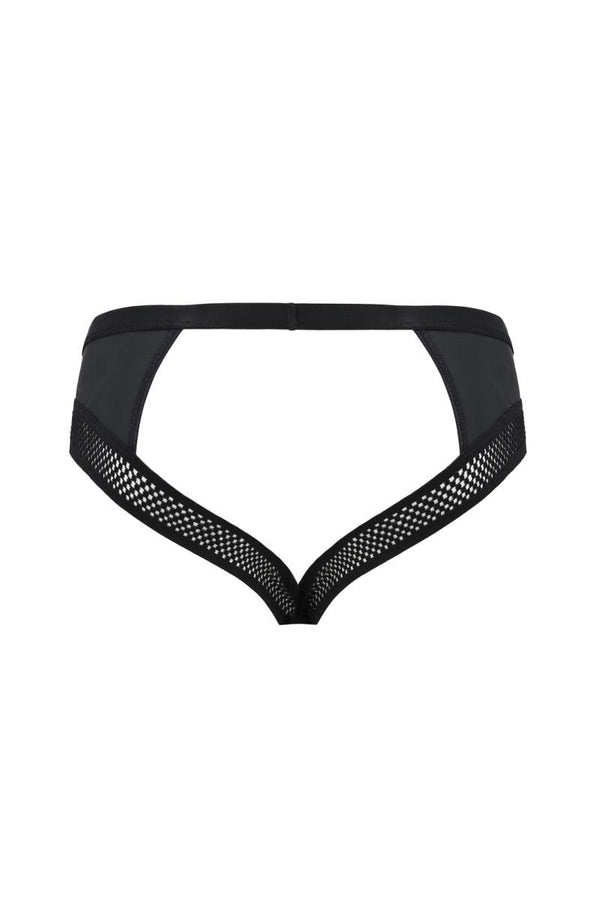 Ouvert-Slip mit Metallkette und Netzeinsatz | Passion Menswear