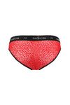 Herren Netz-Slip mit Samtprint elegantes Dessous Design | Passion Menswear