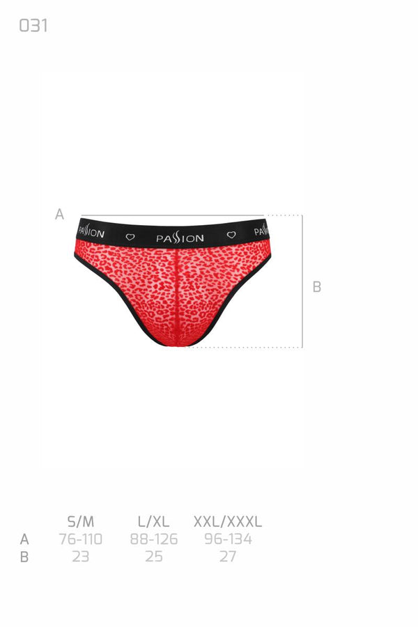 Herren Netz-Slip mit Samtprint elegantes Dessous Design | Passion Menswear