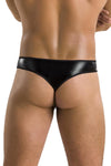 Herren String mit Metallring und Gummibändern aus Wetlook | Passion Menswear