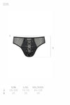 Herren Slip mit Schnürung aus Kunstleder und Netzmaterial | Passion Menswear