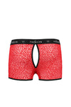 Herren Netz-Shorts mit Samtflock und breitem Gummibund | Passion Menswear