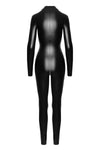 Schwarzer Powerwet Ganzkörper-Catsuit F293 | Noir Handmade