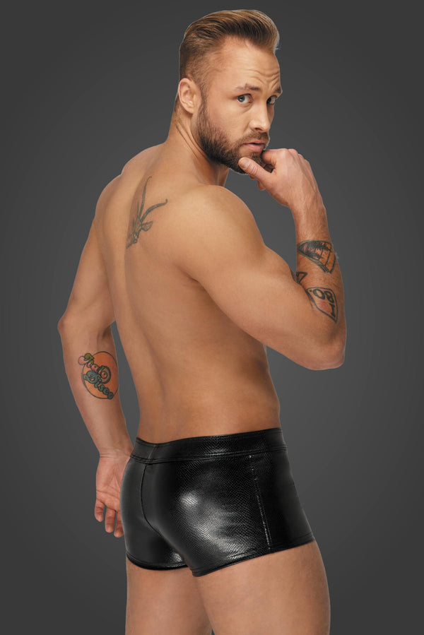 Wetlook Herren Shorts mit Reißverschluss | Noir Handmade Men